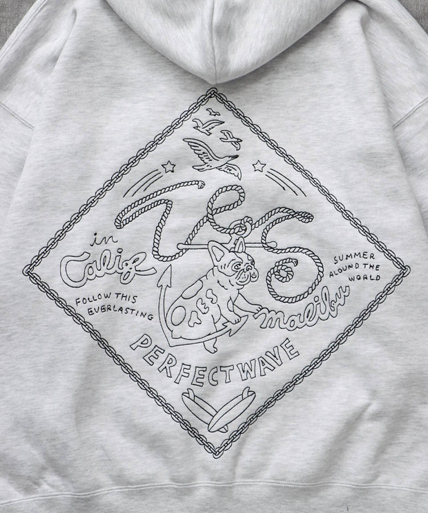 《10月下旬お届け予定》TES BANDANA EMB BIG SWEAT PARKA / スウェットパーカー