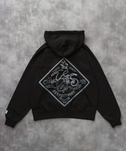《10月下旬お届け予定》TES BANDANA EMB BIG SWEAT PARKA / スウェットパーカー