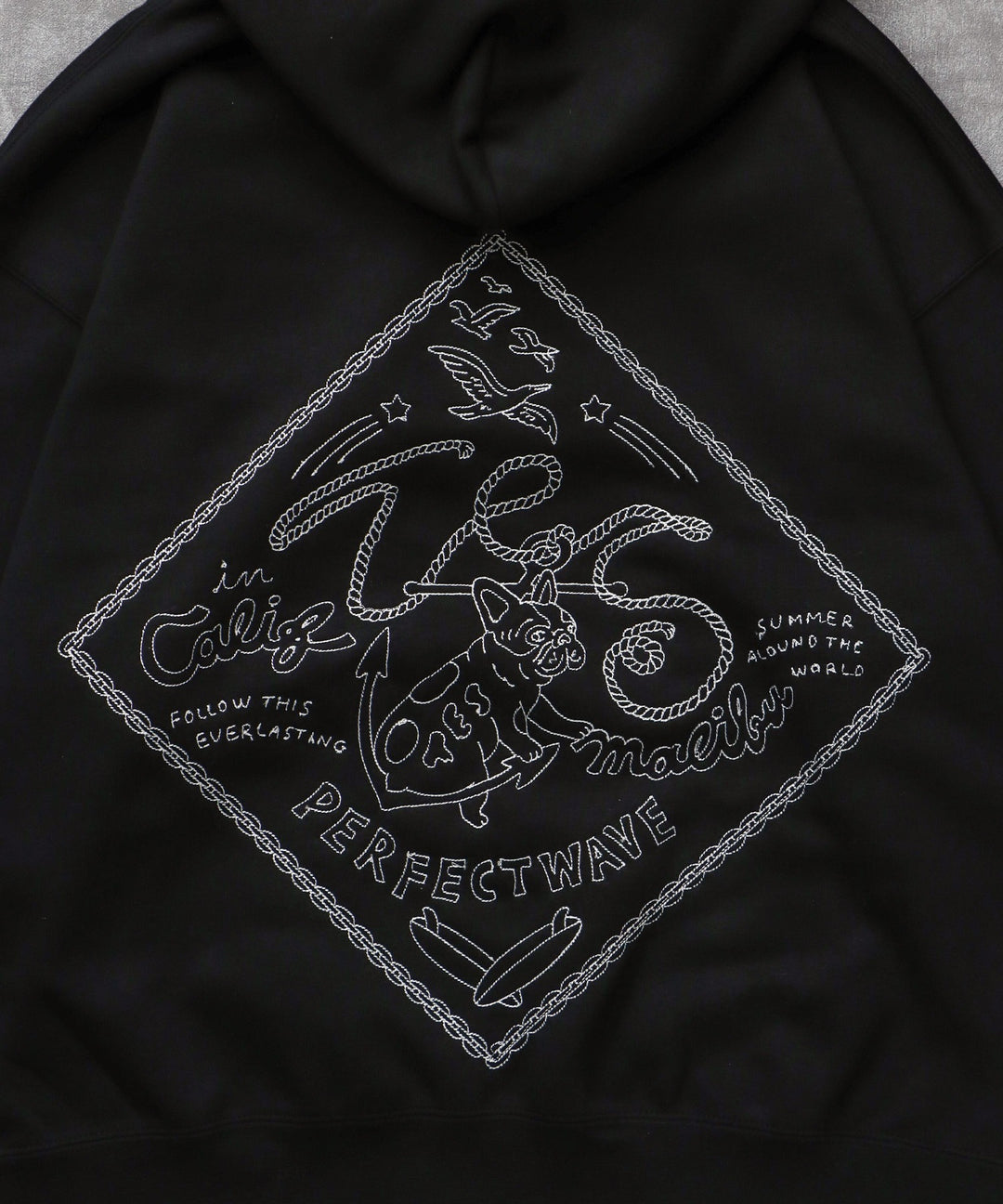 TES BANDANA EMB BIG SWEAT PARKA / スウェットパーカー – TES | THE