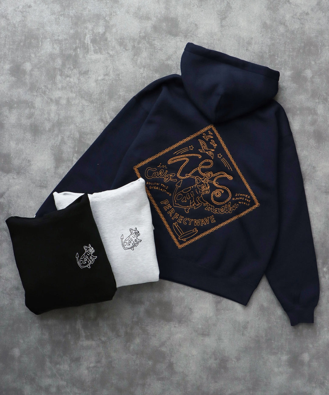 TES BANDANA EMB BIG SWEAT PARKA / スウェットパーカー – TES | THE