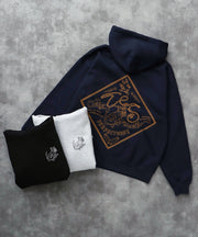 《10月下旬お届け予定》TES BANDANA EMB BIG SWEAT PARKA / スウェットパーカー