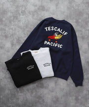 《10月下旬お届け予定》TES 60s ROLLER DERBY EMB BIG SWEAT / クルーネックスウェット