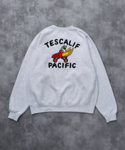 《10月下旬お届け予定》TES 60s ROLLER DERBY EMB BIG SWEAT / クルーネックスウェット