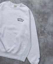 《10月下旬お届け予定》TES 60s ROLLER DERBY EMB BIG SWEAT / クルーネックスウェット