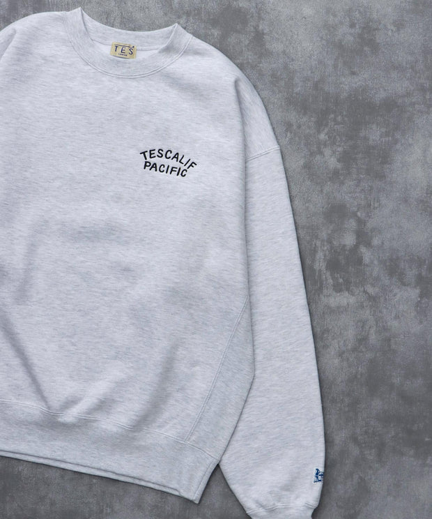 《10月下旬お届け予定》TES 60s ROLLER DERBY EMB BIG SWEAT / クルーネックスウェット