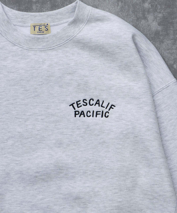 《10月下旬お届け予定》TES 60s ROLLER DERBY EMB BIG SWEAT / クルーネックスウェット