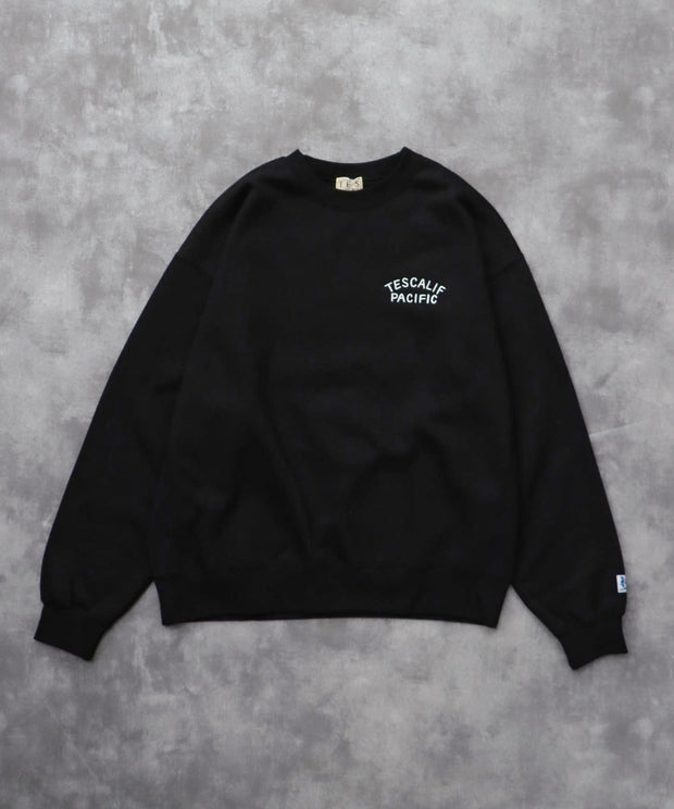《10月下旬お届け予定》TES 60s ROLLER DERBY EMB BIG SWEAT / クルーネックスウェット