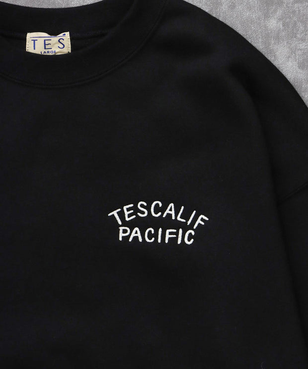 《10月下旬お届け予定》TES 60s ROLLER DERBY EMB BIG SWEAT / クルーネックスウェット