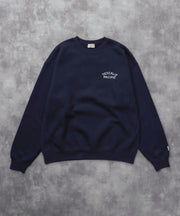 《10月下旬お届け予定》TES 60s ROLLER DERBY EMB BIG SWEAT / クルーネックスウェット