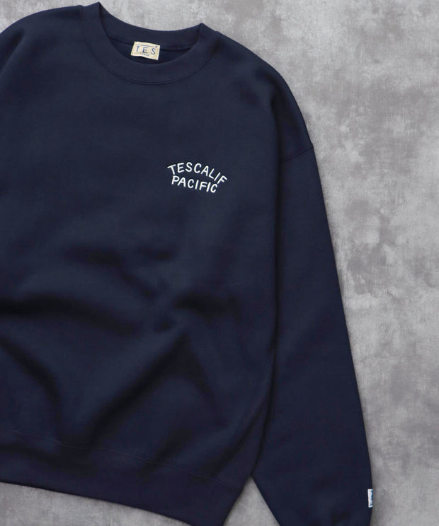 《10月下旬お届け予定》TES 60s ROLLER DERBY EMB BIG SWEAT / クルーネックスウェット
