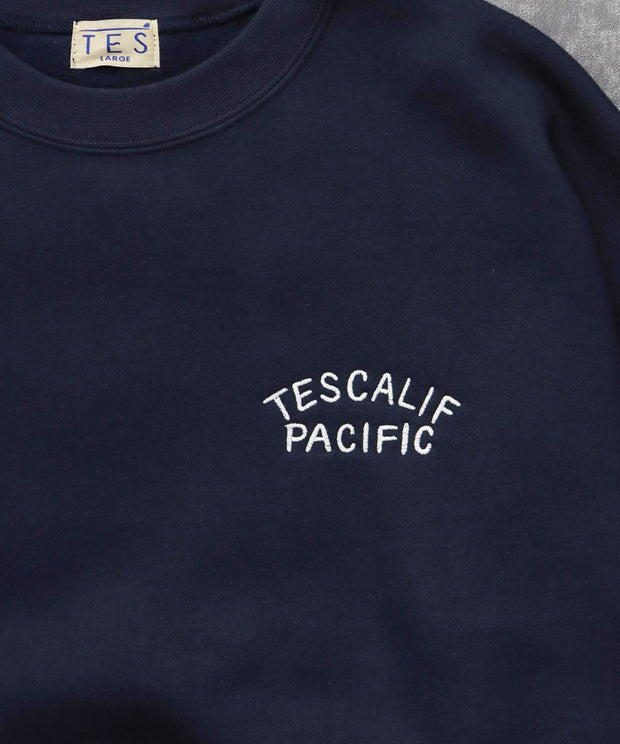 《10月下旬お届け予定》TES 60s ROLLER DERBY EMB BIG SWEAT / クルーネックスウェット