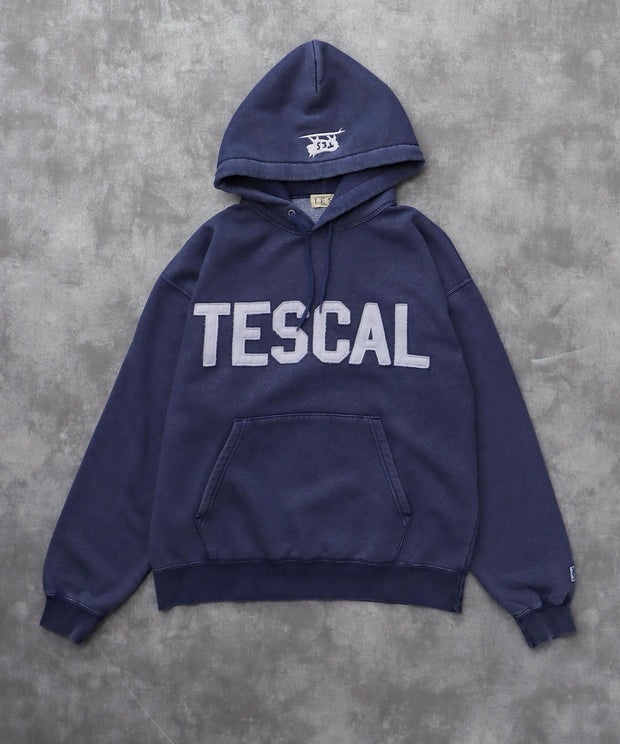 《10月下旬お届け予定》TES LOCAL CREW PIGMENT BIG SWEAT PARKA / スウェットパーカー