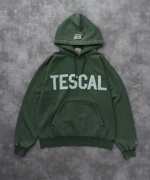 《10月下旬お届け予定》TES LOCAL CREW PIGMENT BIG SWEAT PARKA / スウェットパーカー