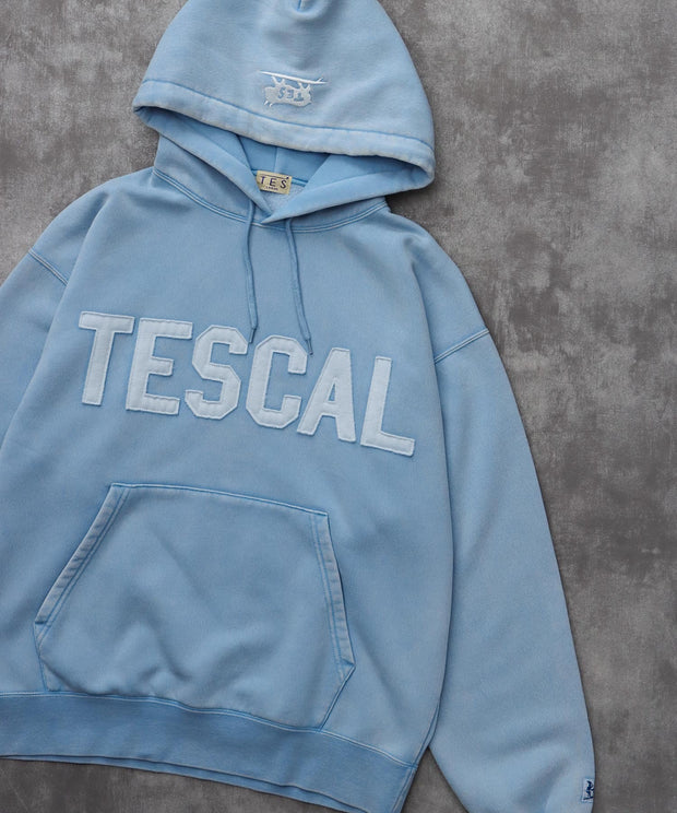 《10月下旬お届け予定》TES LOCAL CREW PIGMENT BIG SWEAT PARKA / スウェットパーカー