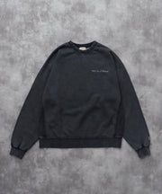 《10月下旬お届け予定》TES BANDANA EMB PIGMENT BIG SWEAT / クルーネックスウェット