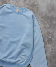《10月下旬お届け予定》TES BANDANA EMB PIGMENT BIG SWEAT / クルーネックスウェット