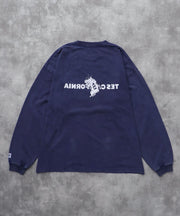《10月下旬お届け予定》TES CALIFORNIA LOGO PIGMENT LONG SLEEVE BIG T-SHIRT / ロンT