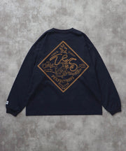 《10月下旬お届け予定》TES BANDANA EMB LONG SLEEVE BIG T-SHIRT / ロンT