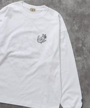 《10月下旬お届け予定》TES BANDANA EMB LONG SLEEVE BIG T-SHIRT / ロンT
