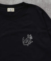 《10月下旬お届け予定》TES BANDANA EMB LONG SLEEVE BIG T-SHIRT / ロンT