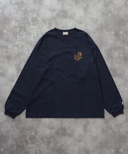 《10月下旬お届け予定》TES BANDANA EMB LONG SLEEVE BIG T-SHIRT / ロンT