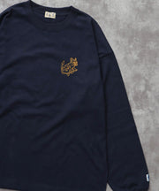 《10月下旬お届け予定》TES BANDANA EMB LONG SLEEVE BIG T-SHIRT / ロンT