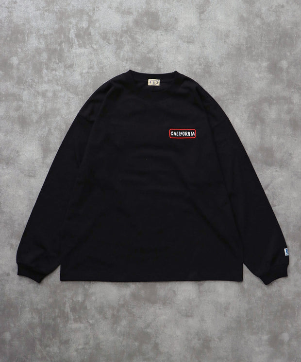 《10月下旬お届け予定》 TES GOOD TIMES EMB LONG SLEEVE BIG T-SHIRT / ロンT