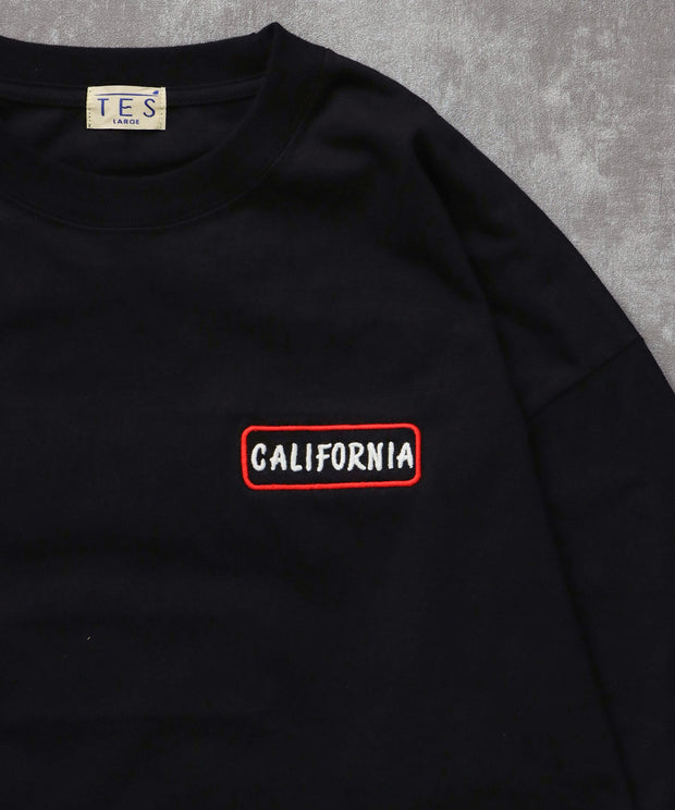 《10月下旬お届け予定》 TES GOOD TIMES EMB LONG SLEEVE BIG T-SHIRT / ロンT