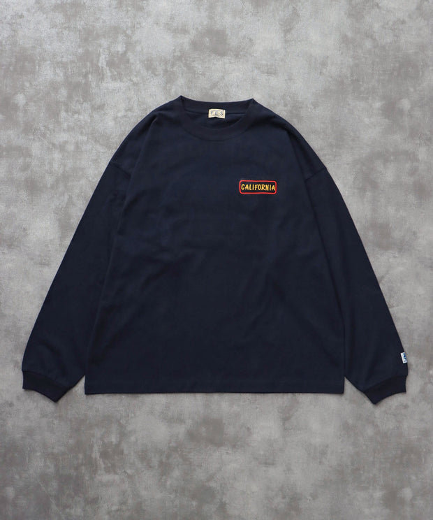 《10月下旬お届け予定》 TES GOOD TIMES EMB LONG SLEEVE BIG T-SHIRT / ロンT