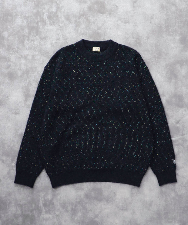 《11月下旬お届け予定》TES MIX COLOR NEP WOOL KNIT / クルーネックニット