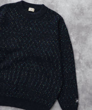《11月下旬お届け予定》TES MIX COLOR NEP WOOL KNIT / クルーネックニット
