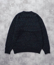 《11月下旬お届け予定》TES MIX COLOR NEP WOOL KNIT / クルーネックニット
