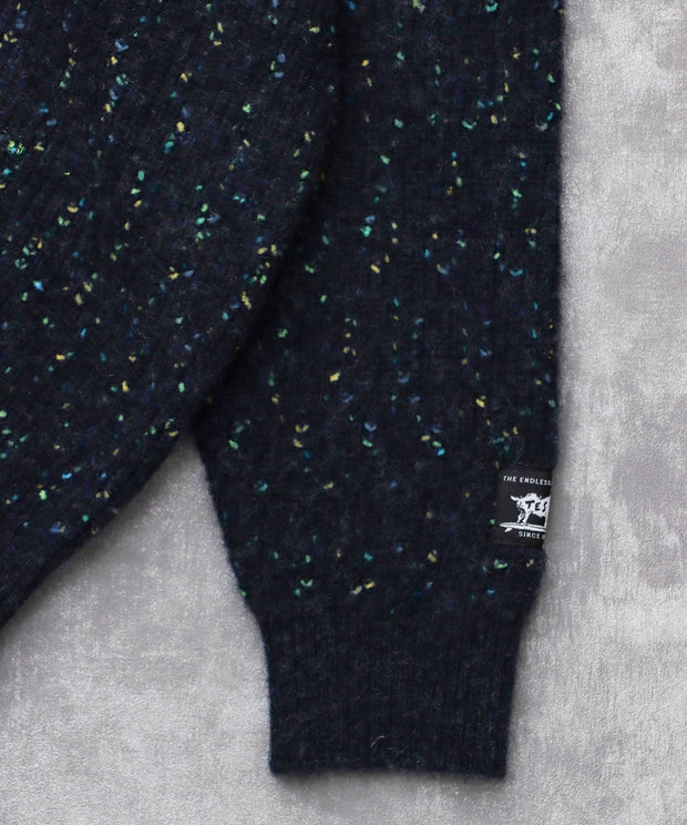 《11月下旬お届け予定》TES MIX COLOR NEP WOOL KNIT / クルーネックニット