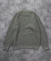 《11月下旬お届け予定》TES MIX COLOR NEP WOOL KNIT / クルーネックニット