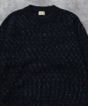 《11月下旬お届け予定》TES MIX COLOR NEP WOOL KNIT / クルーネックニット