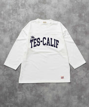 《9月下旬お届け予定》	TES CALIF FOOT BALL T-SHIRT 9SLEEVE / フットボールTシャツ 9分袖