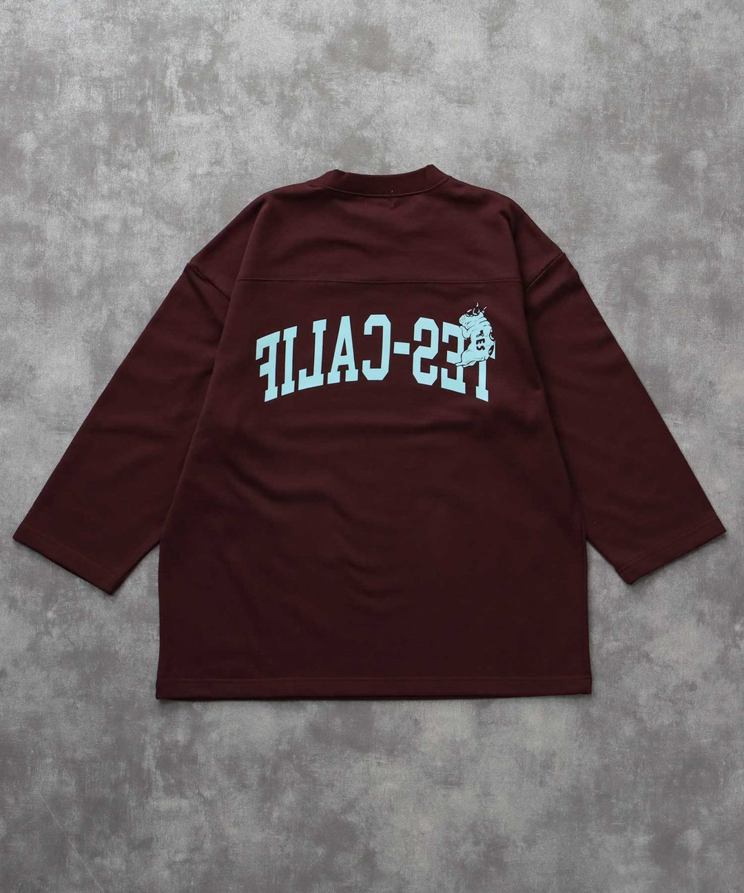 TES CALIF FOOT BALL T-SHIRT 9SLEEVE / フットボールTシャツ 9分袖