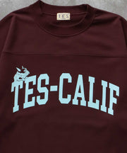《9月下旬お届け予定》	TES CALIF FOOT BALL T-SHIRT 9SLEEVE / フットボールTシャツ 9分袖
