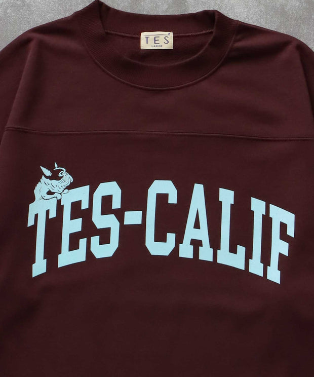 《9月下旬お届け予定》	TES CALIF FOOT BALL T-SHIRT 9SLEEVE / フットボールTシャツ 9分袖