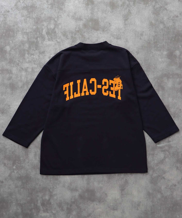 《9月下旬お届け予定》	TES CALIF FOOT BALL T-SHIRT 9SLEEVE / フットボールTシャツ 9分袖