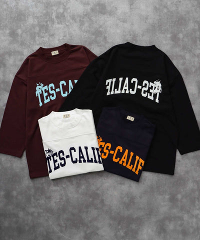 《9月下旬お届け予定》	TES CALIF FOOT BALL T-SHIRT 9SLEEVE / フットボールTシャツ 9分袖