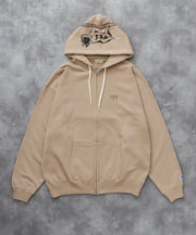 《10月下旬お届け予定》TES LOCAL CREW ZIP PARKA / スウェットパーカー