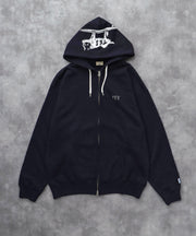《10月下旬お届け予定》TES LOCAL CREW ZIP PARKA / スウェットパーカー