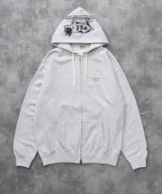 《10月下旬お届け予定》TES LOCAL CREW ZIP PARKA / スウェットパーカー