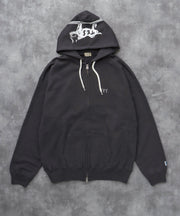 《10月下旬お届け予定》TES LOCAL CREW ZIP PARKA / スウェットパーカー