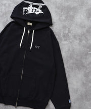 《10月下旬お届け予定》TES LOCAL CREW ZIP PARKA / スウェットパーカー