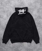 《10月下旬お届け予定》TES LOCAL CREW ZIP PARKA / スウェットパーカー