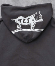 《10月下旬お届け予定》TES LOCAL CREW ZIP PARKA / スウェットパーカー