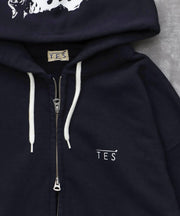 《10月下旬お届け予定》TES LOCAL CREW ZIP PARKA / スウェットパーカー