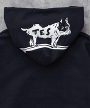 《10月下旬お届け予定》TES LOCAL CREW ZIP PARKA / スウェットパーカー